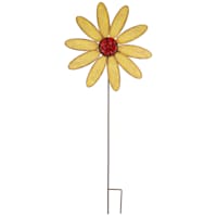 Yellow Flower Yard Stake, 36"
