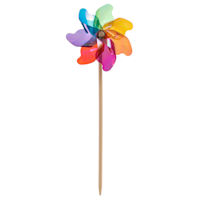 Sunny Club Iridescent Multicolor Whirligig, 19"
