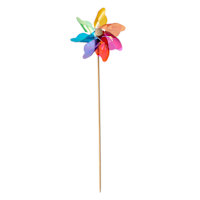 Sunny Club Iridescent Wooden Whirligig, 12"