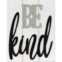 Be Kind Wall Sign, 14x18