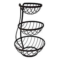 Ashley 3-Tier Bronze Fruit Basket