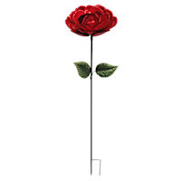 Red Flower Yard Pick, 40"