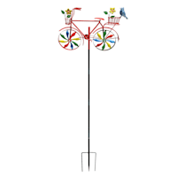 Metal Bicycle Yard Stake, 45"