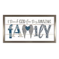 Thank God for This Amazing Family Wall Sign, 15x30