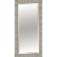 Solid Silver Wood Nest Leaner Mirror, 32x68