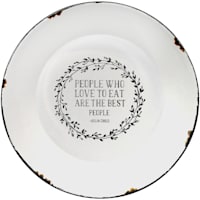 People Who Love To Eat Are The Best People Metal Wall Plate, 10"