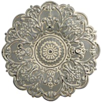13in. Embossed Metal Medallion Wall Decor