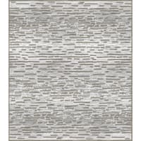 (B572) Crosby St. Kingston Grey Savoy Area Rug, 8x10