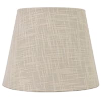 Ivory Linen Small Table Lamp Shade, 10x7x8