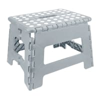 Grey Foldable Step Stool, 9"