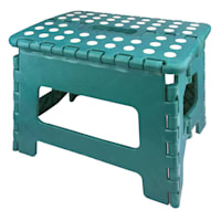 Blue Foldable Step Stool, 9"