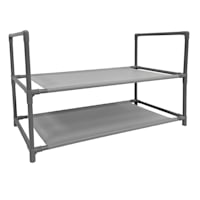 2-Tier Multi-Use Stackable Shoe Rack