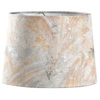 Peach Marbled Medium Table Lamp Shade, 14x10x12