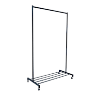 Gunmetal Pipe Garment Rack