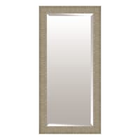 Champagne & Silver Wood Leaner Mirror, 32x68