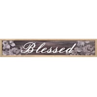 37x7 Blessed Wood Wall Art
