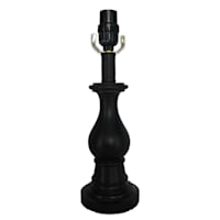 Black Mini Accent Lamp Base, 14"