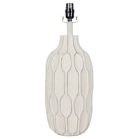 Honeybloom White Honeycomb Medium Table Lamp Base, 21"