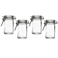 Set of 4 Mini Optic Spice Jars, 6.25oz