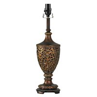 Brown Floral Medium Table Lamp Base, 24"