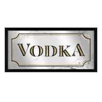 10X20 Vodka Printed On Mirror Wall Sign