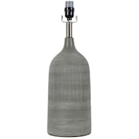 Gray Concrete Table Lamp Base, 20"