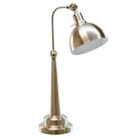 Mercury Glass Table Lamp, 19"