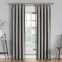 Sun Zero Soraya Grey Thermal Lining Blackout Curtain Panel, 84"