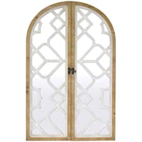 Arch Window Overlay Wall Mirror, 27x43