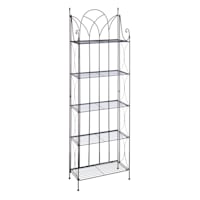 Providence 5-Tier Black Gothic Baker Rack with Metal Wire Shelves