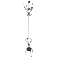 Bronze Metal Coat Rack, 68"