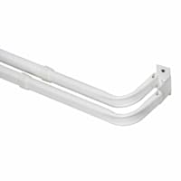28-48 Heavy Duty Double Window Flat Rod 2 1/2 and 3 1/2 Projection