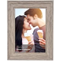 Barnwood Ridged Profile Tabletop Picture Frame, 5x7