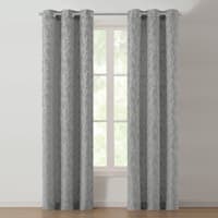 Dashwood Ash Grey Light Filtering Curtain Panel, 84"