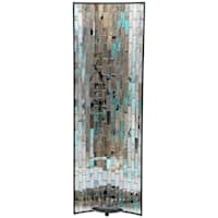 Brown Mosaic Wall Sconce, 24"