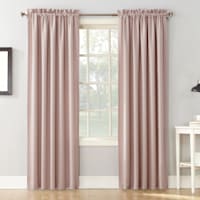 Madison Blush Pole Top Room Darkening Curtain Panel, 84"