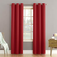 Talita Red Room Darkening Grommet Curtain Panel, 84"