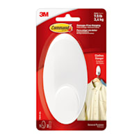 Command Clothes Hanger, 1-Hanger, 2-Strips/Pack