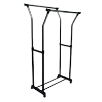 Black & Silver Garment Rack