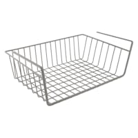 Grey Under the Shelf Storage Basket, Medium