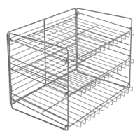 3-Tier Grey Wire Can Rack