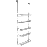5-Tier Grey Hanging Household Organizer