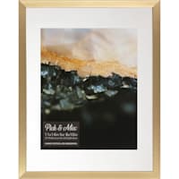 Pick & Mix Gold Linear Profile Floating Wall Frame, 8x10