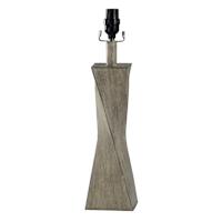Cream Wash Medium Table Lamp Base, 20"