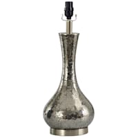 Gunmetal Mosaic Large Table Lamp Base, 23"