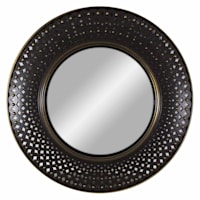 16X16 Mirror With Interlocked Circle Overlay