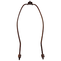 Bronze Detachable Metal Lamp Harp, 10"