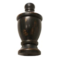 Black Antique Urn Lamp Finial