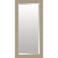 Hexagonal Champagne Leaner Mirror, 32x66