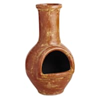 Classic Handmade Ruby Clay Outdoor Chimenea